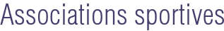 Associations sportives