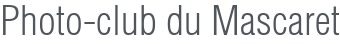 Photo-club du Mascaret